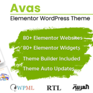 Avas - Elementor MultiPurpose WordPress Theme