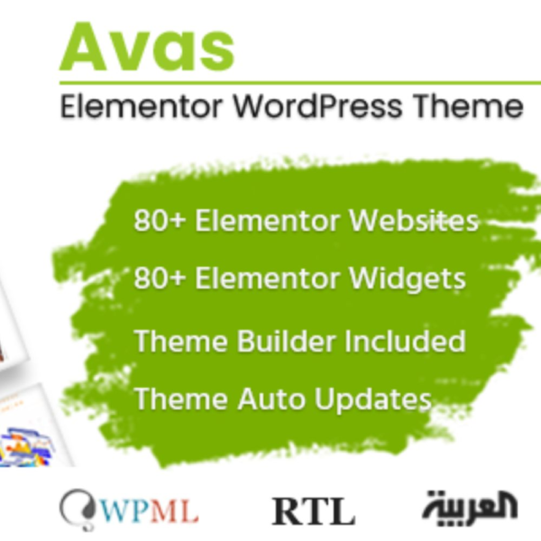 Avas - Elementor MultiPurpose WordPress Theme